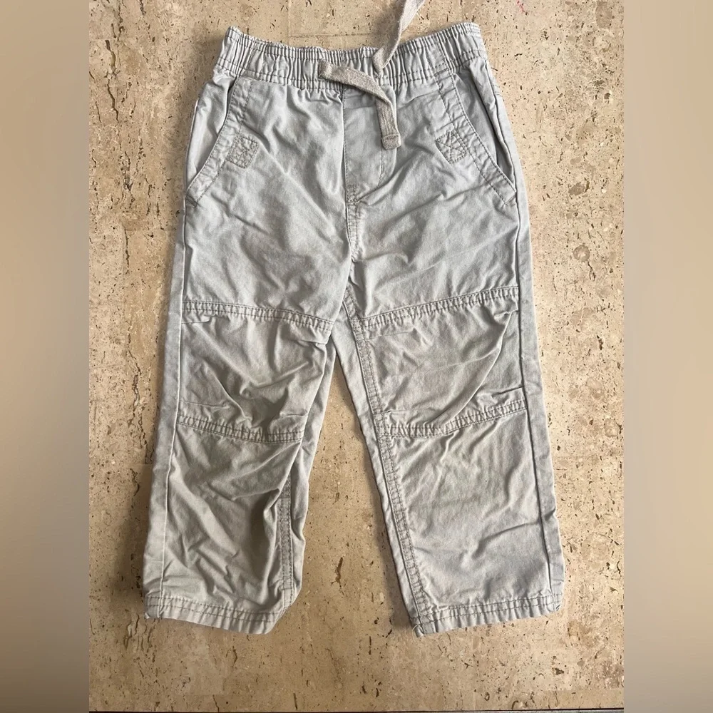 Boy’s Size 3 Bundle Khaki Pants, Dino Hoodie, Glow in the Dark Shirt